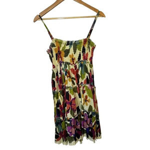 Floral Multicolor Women's Dress